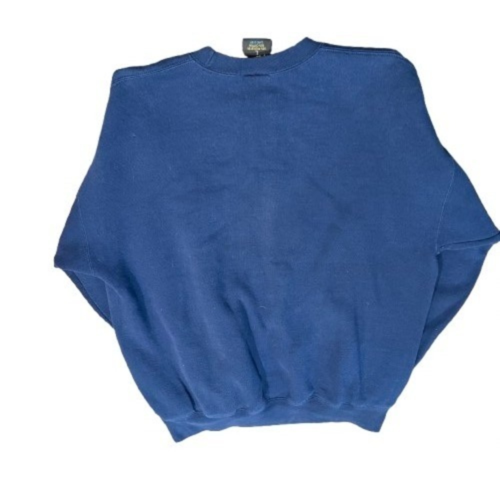 Vintage Soffe Fleece Crewneck Sweatshirt United States Army Blue Size Large - Picture 3 of 4